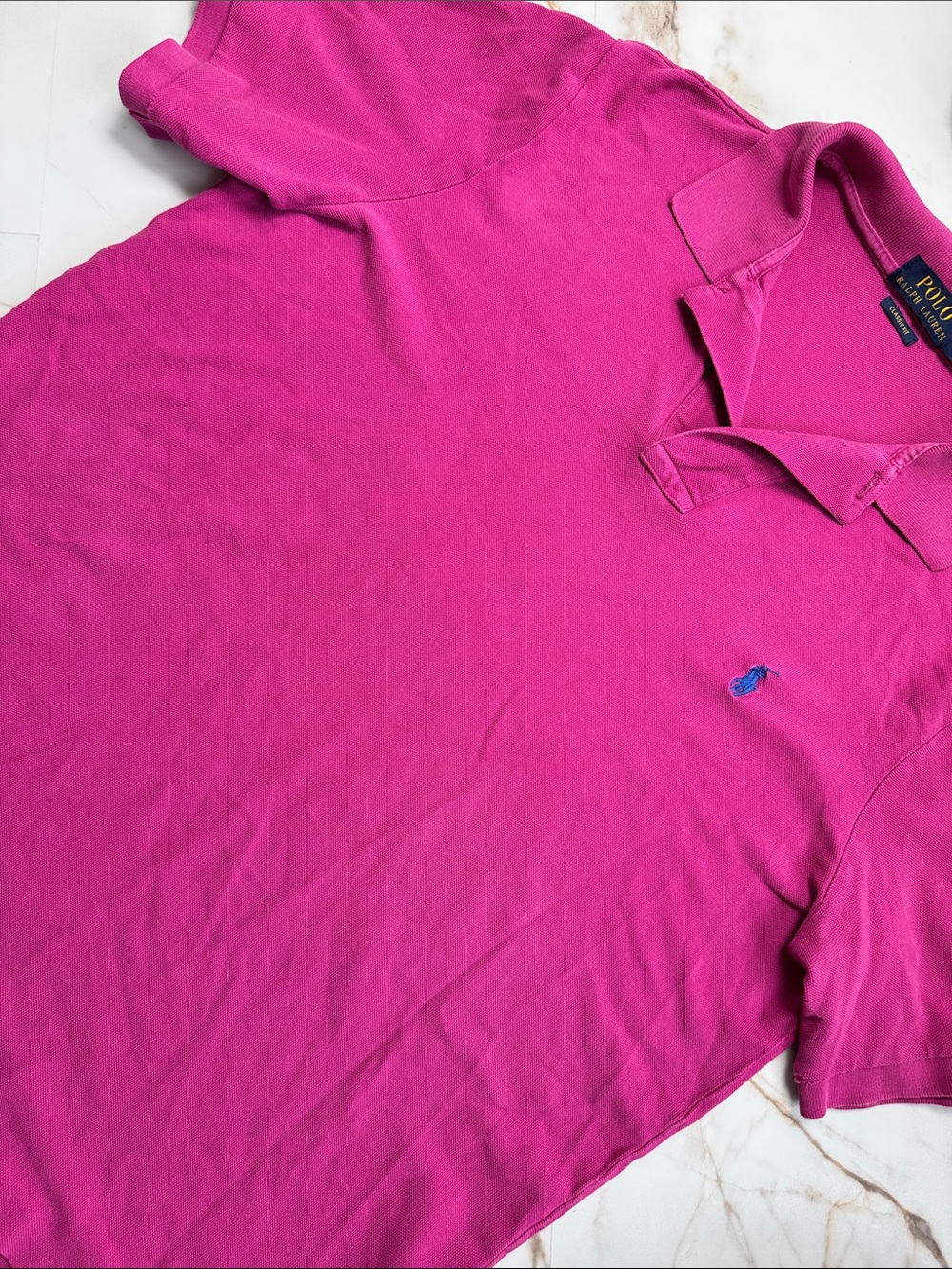 Polo Ralph Lauren Classic Fit Polo Pink Sz L Logo embroidered preppy trendy
